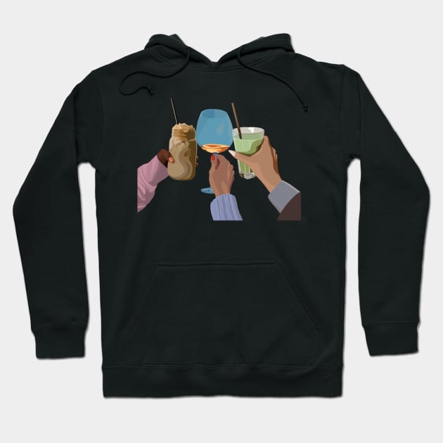 Women Power Hoodie by Holailustra